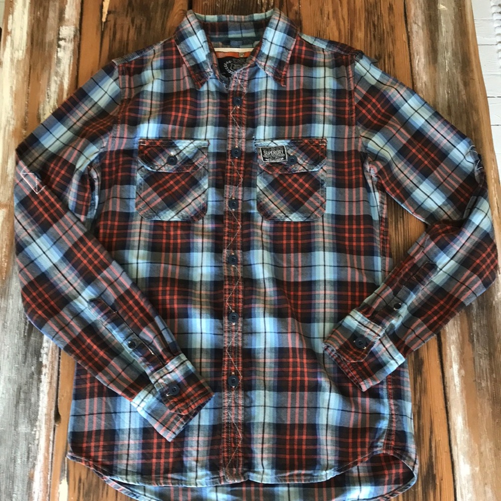 Superdry Co 100% Cotton Button Down Shirt